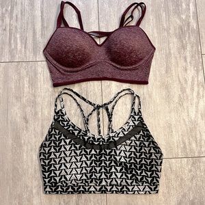 Victoria’s Secret Bundle Of 2❗️PINK Bralette & Black/White SPORT Bra- Size S